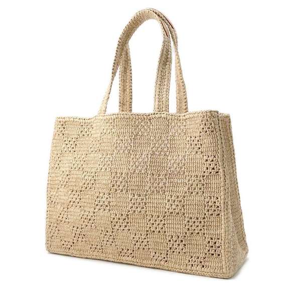 Louis Vuitton Summer Shopper Tote Bag Raffia - Picture 2 of 16